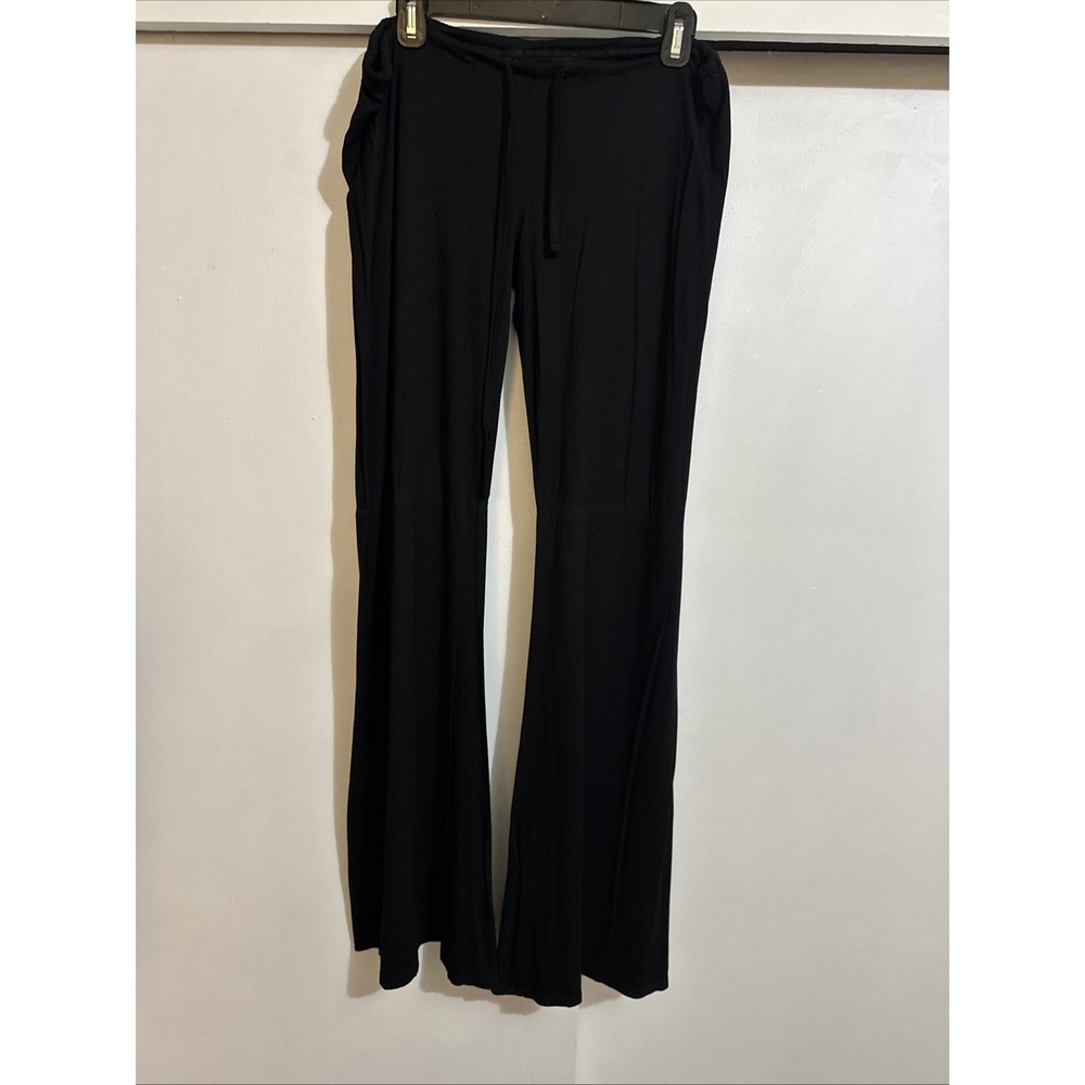 Michael Lauren Black Pants Drawstring Size Small Women's Wide Leg!